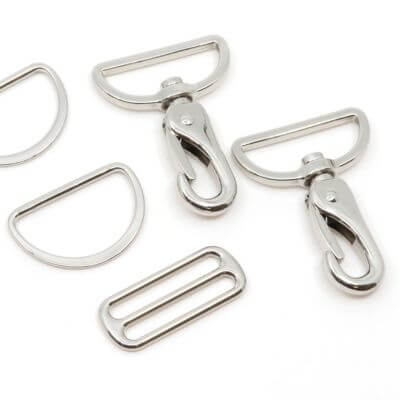 Taschenzubehör silber